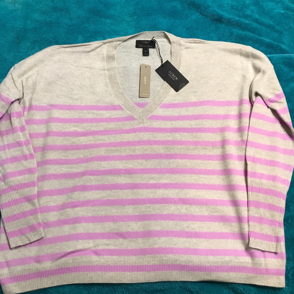 J. Crew Collection Cashmere Boyfriend Sweater NWT
